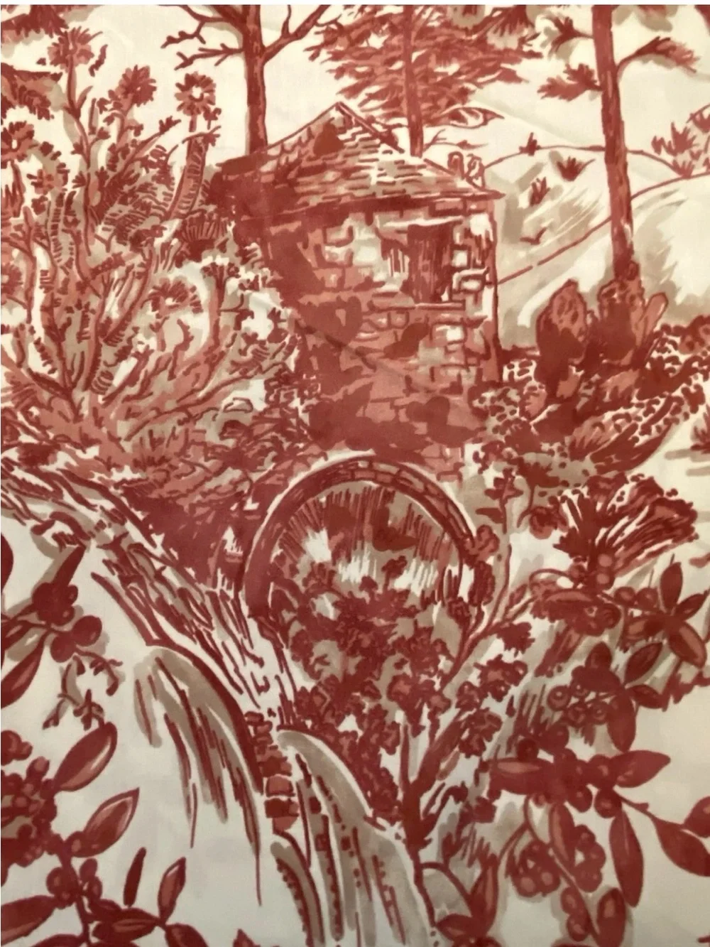 Pottery Barn Alpine Toile Deer king Duvet cover